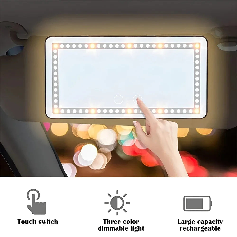 LED Car Vanity Mirror